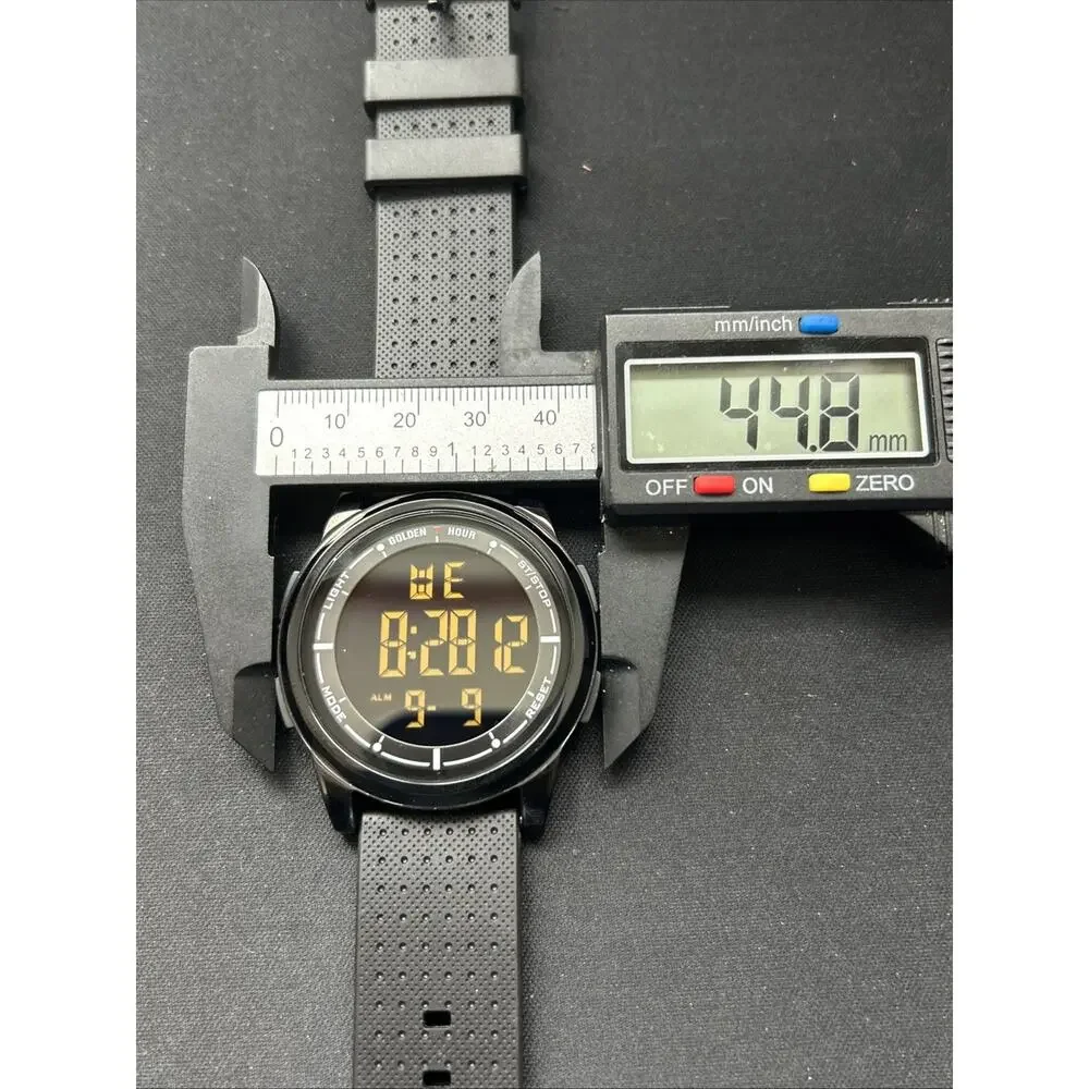 Golden Hour All Black Digital Watch